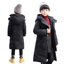 Kids winter coats boys jacket for boys down jackets teenage boys long coats Outerwear children's clothing jackets for boys coat 2024 - buy cheap