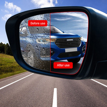 2 in 1 Car Sticker Waterproof Anti Fog Anti-Fog Car Rearview Mirror Protect Film Window Clear Rainproof Protect Car Accessories 2024 - buy cheap