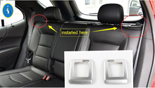 Yimaautotrims Auto Accessories Rear Row Seat Back Rest Adjustment Cover Trim 2 Pcs For Chevrolet Equinox 2017 2018 2019 2020 2024 - buy cheap