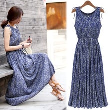 Fashion Bohemian Long Maternity Dresses Pregnancy Clothes For Pregnant Women O Neck Sleeveless Maternity Beach Dress Vestidos 2024 - buy cheap