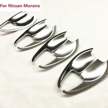For Nissan Murano 2015 -2017 2018 Chrome Door Handle Bowl Cover Catch Cup Cavity Trim Molding Decoration Bezel Styling Protector 2024 - buy cheap
