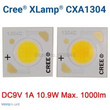 5pcs Cree XLamp CXA 1304 CXA1304 EasyWhite 5000K Warm White 3000K 9V 1A 10.9W COB Chip Diode LED Array with or without Holder 2024 - buy cheap