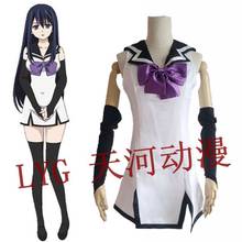 Japanese Anime Brynhildr in The Darkness Cosplay Kuroha Neko Costumes Sailor Dress Uniform Clothes Masquerade/Halloween Costumes 2024 - buy cheap