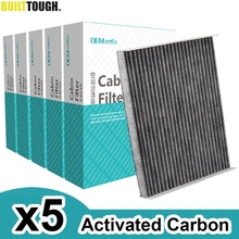 5x Car Pollen Cabin Air Conditioning Filter Activated Carbon For Ford Fusion Sedan Lincoln MKZ Mercury Milan 2010 2011 2012 2013 2024 - buy cheap