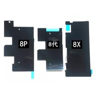 10 Uds Lcd Metal Backplate Radiating Sticker disipador de calor pegatina para iPhone X 8 8P Plus 5,5 pulgadas reparación 2024 - compra barato