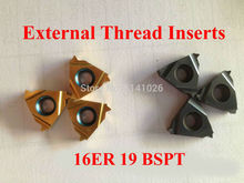 16ER 19BSPT Carbide Threading Inserts External Threading Insert Indexable Lathe Inserts for Threaded Cutter Lathe Tool 2024 - buy cheap