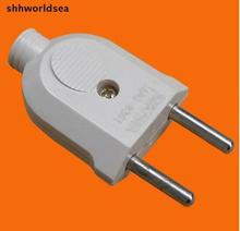 Shhworlsea-cable de alimentación de 2 pines, de 10a enchufe eléctrico/16 250V,AC,EN,EU, redondo, 4,0mm, CE, desmontable 2024 - compra barato
