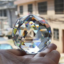 6CM Quartz Crystal Sphere Glass Faceted Ball Glass Sphere Minerals Feng Shui Lucky Crystals Balls Home Decor kristallen bol 2024 - buy cheap