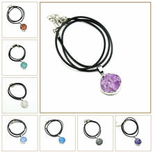 Yunten Natural Crystal  Cluster Necklace Pendant Necklaces Pendants Gemstone Collares Mujer Natural Stone  Pendant Geometric 2024 - buy cheap