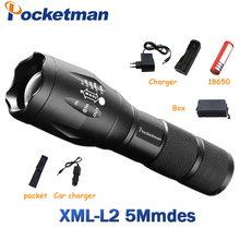 LED Flashlight 9200 Lumen XM-L L2 LED Tactical Flashlight Torch 5Mode Zoomable Flashlight Waterproof Torch Light lanternas 2024 - buy cheap