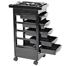 5 Drawers Hair Salon Instrument Storage Cart Adjustable Height Trolley Beauty Tools Multi-functional rack 2024 - buy cheap