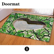40*60cm Entrance Doormats Funny Rubber Door Mat Fashion 3D Trap Printed Carpet For Living Room Bedroom Floor Mats Kitchen Rugs 2024 - buy cheap