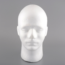 Masculino Isopor Espuma Manequim Cabeça Stand Manequins Exibição Peruca Chapéu 54 cm 2024 - compre barato