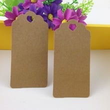 Wholesale Heart shaped hole Kraft Gift Tags 200PCS/Lot Garment Tags 9.5x4.5cm Price Tags Blank Paper Cards DIY Gift Tags 2024 - buy cheap