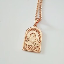 Women Pendants Religious Orthodox Pendant  Women Men Jewelry 585 Gold Color Fashion New Necklace Pendants 2024 - buy cheap