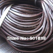 3mm width 5meters/bag real cow leather cord DIY jewelry accessories F660 2024 - buy cheap