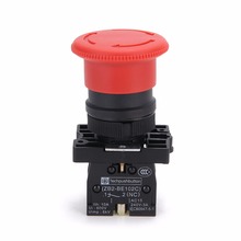 1pc 22mm Red Mushroom Emergency Stop Push Button Switch NC N/C XB2-ES542 600V 10A 2024 - buy cheap