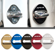 Cerradura de puerta para coche Toyota RAV4, protector y decoración, accesorios, pegatina 2024 - compra barato