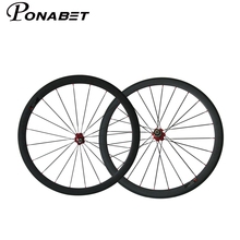 PONABET Free shipping 25mm width 38mm deep clincher carbon wheelset with Basalt Braking Surface only US$400/pair 2024 - buy cheap