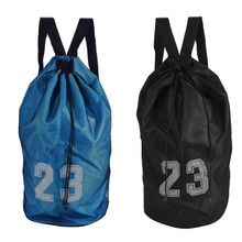 Уличная спортивная сумка для футбола, вместительная Сетчатая Сумка на шнурке, рюкзак для баскетбола, футбольных тренировок, сумка для мяча, держатель 2024 - купить недорого