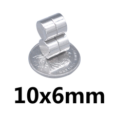 20pcs 10*6 russia strong magnet circular NdFeB small disc 10*6 magnet permanent 10x6mm rare earth neodymium magnet 2024 - buy cheap