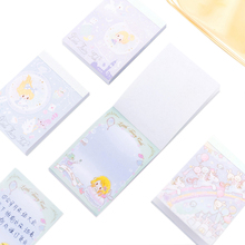 10Packs/lot Cartoon Pink Little Prince Alice Mermaid Horse Cat Plan Paper DIY Notepad Sticker Sticky Writing Note Memo Wholesale 2024 - buy cheap