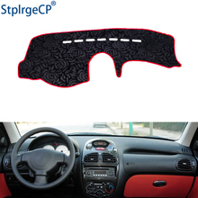 Latest Rose Pattern Non-slip Car Dashboard Cover Dash Mat Pad DashMat ANti-UV Car Sticker for Citroen C2 2006-2013 Car Styling 2024 - buy cheap