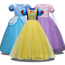 Платье Белоснежки для девочек; Платье принцессы; Детские рождественские платья для костюмированной вечеринки; Одежда для девочек; 3 От 6 до 10 лет 2024 - купить недорого