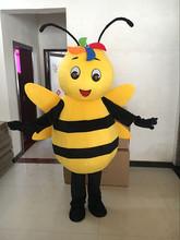 Abeja mascota de los Hornet traje amarillo abeja de la mascota de adultos traje de personaje ropa Cosplay avispa disfraz de abeja de Mascot para fiesta de Halloween 2024 - compra barato