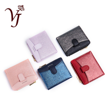 Luxury Wallet Female Leather Women Small Purse Change Ladies Card Holder Short Zipper Coin Purses For Girls Carteira mujer 2024 - buy cheap