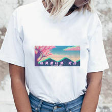 Футболка grunge aestic Vaporwave, забавная футболка для женщин, графическая футболка в стиле Харадзюку, женская футболка для ulzzang, корейские футболки 2024 - купить недорого