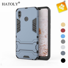 For Huawei Honor Play Case Shockproof Bumper Robot Holder Stand Armor Back Cover Honor Play Phone Case For Huawei Honor Play 2024 - buy cheap