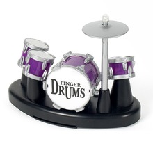Originalidade dedo Drums elétrica de mesa conjunto de tambores, Novidade Mini rocha toque do dedo Drumming LED Light Jazz percussão música brinquedos 2024 - compre barato