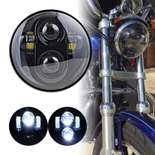 Faro LED alto/bajo de 5,75 pulgadas, 5 3/4 pulgadas, luz de conducción para Harley, motocicleta, proyector 2024 - compra barato