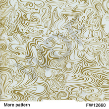 TR12660  gold Flower patterns10 square Width 1m hydrographic water transfer printing film 2024 - buy cheap