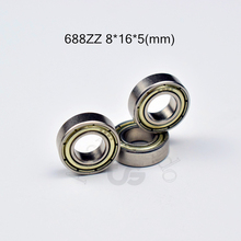 688ZZ 8*16*5(mm) 10pieces free shipping ABEC-5 bearings Metal Sealed Mini Bearing 688 688Z 688 ZZ chrome steel 2024 - buy cheap
