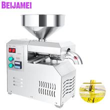 BEIJAMEI Automatic Commercial Oil Pressers Extraction Machine Flaxseed Okra Hemp Seed Almond Oil Press Maker 2024 - buy cheap
