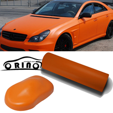 High Quality Matte Orange Car Wrap Vinyl Film Matte Vinyl Wrap With Air Free Vehicle Wraps Size:1.52*30m/Roll 2024 - buy cheap