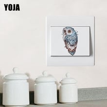 YOJA Interesting Owl Decor Switch Sticker Living Room Bedroom Wall High Quality Colored Decals 10SS0038 2024 - buy cheap