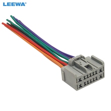 LEEWA 10 Uds CD de coche/DVD Audio Estéreo cableado arnés adaptador para Chevrolet Sail Radio Cable de alimentación (hembra) # CA2872 2024 - compra barato