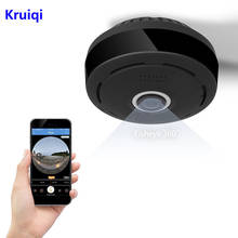 Беспроводная камера видеонаблюдения Kruiqi, камера безопасности для дома с углом обзора 360 градусов, 960 P, HD, IP, Wi-Fi 2024 - купить недорого