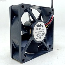 Ventilador de doble rodamiento de bolas para ordenador, D08A-12TM06A de refrigeración de 8cm, 12V, para 8025 2024 - compra barato