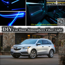 interior Ambient Light Tuning Atmosphere Fiber Optic Band Lights For Acura MDX Inside Door Panel illumination Not EL light 2024 - buy cheap
