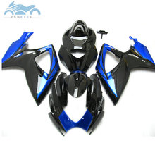 Набор обтекателей для мотоциклов SUZUKI K6 GSXR600 750 2006 2007 GSXR750 GSX R600 06 07 синий черный 2024 - купить недорого