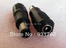 5 pcs / lot 7.4x5.0mm Male With pin to 5.5x2.1mm Female DC Power Laptop Adapter Plug for DELL HP 2024 - buy cheap