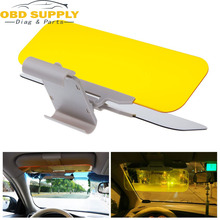 1Pcs Car Sun Visor HD Car Anti-Glare Dazzling Goggle Day Night Vision Driving Mirror UV Fold Flip Down HD Clear View Visor 2024 - buy cheap