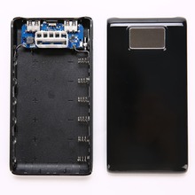 Placa de batería portátil para soldar gratis, pantalla LCD Digital, cargador de batería portátil, módulo DIY, funciona con batería de 6x18650 (no incluida) 2024 - compra barato