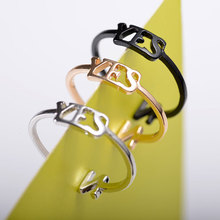 Изысканные женские кольца с черным и серебряным покрытием «Yes & No» 2024 - купить недорого