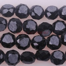 Wholesale High Quality 350pcs/lot 8mm Crystal Rondelle Beads Black Faceted Glass Beads Bracelet DIY Beads For Jewelry Making 2024 - buy cheap