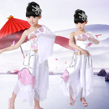 Children Wear Costumes Classical Dance Yangko Dance Girls Clothing Umbrella  Fan Dance Clothes Modern National Dance Costume 18 2024 - buy cheap